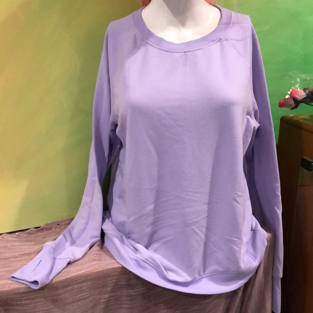 Large lavender sweatshirt